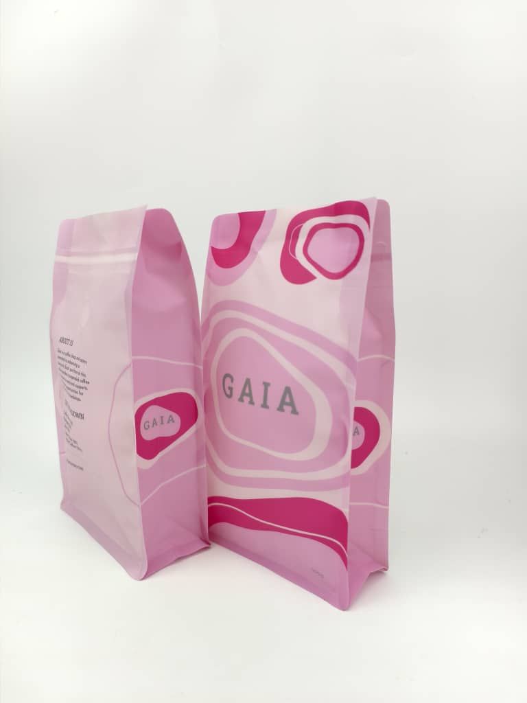 Recyclable Flat Bottom Coffee Bags