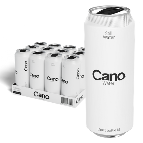 Sparkling Cano Water 500ml Resealable Lid