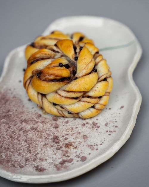 Belgium Chocolate bun