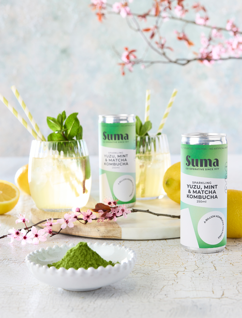 Yuzu, Mint & Matcha Kombucha