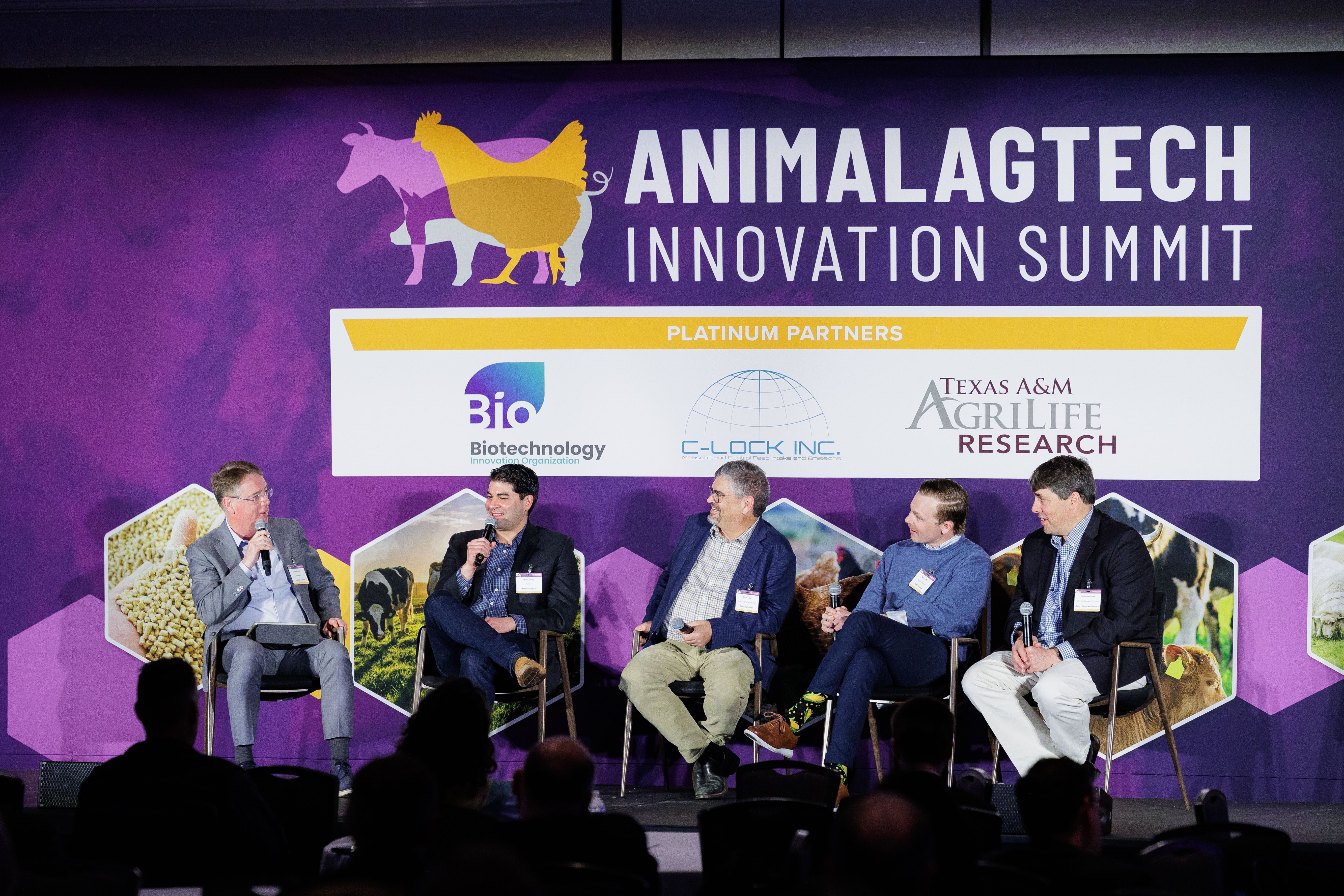  The Animal AgTech Innovation Summit made its debut in Dallas on April 8-9 2025, welcoming 434 animal health and nutrition providers, livestock producers, feed companies, tech developers, start-ups and investors to exchange ideas, share experiences and create new partnerships to accelerate action to transform animal health and nutrition for sustainable livestock production.   Will we see you next year? Save the date to join us again in Dallas on April 8-9, 2026!  Relive the Action   Photo Gallery   Highlights from the Main Stage   Accelerating Innovation in Animal Protein Production “Today we are in a totally new revolution in agriculture – Agriculture 3.0 – it’s the age of technology. We have autonomous tractors that drive themselves, unmanned drones that spray fields for us using less chemicals. We have a good story to tell, we just need to get better at telling it.”  Sid Miller, Commissioner, TEXAS DEPARTMENT OF AGRICULTURE  Strengthening Animal Nutrition “We often come back to technologies that may have launched in the past few years, but we continue learning and adding value to them. While they might not be brand new, we’re finding new ways to make them more impactful,” said Kyle McKinney, VP of Innovation at ALLTECH. Luis Tedechi, Professor, Chancellor EDGES and AgriLife Research Fellow at TEXAS A&M UNIVERSITY added, “Some of the technologies we’re looking into right now involve combining different feed additives—not just using them individually as they exist today, but exploring how new additives can work together with existing ones already in the market.”  With: KANSAS STATE UNIVERSITY, ADM, TEXAS A&M UNIVERSITY, AMERICAN FEED INDUSTRY ASSOCIATION and ALLTECH        Precision Livestock Genetics “One of the things taking place is that CRISPR is a technology that continues to evolve, and it’s likely to become really integrated into the breeding process where you can use it in a very precise way to make changes and potentially do it more rapidly—especially in some livestock species.” From a regulatory standpoint, “if we share our the understanding with the consumer public of why we’re doing what we’re doing, and they perceive benefit from it, the technology becomes less of a burning issue for them.”  Mark Walton, Senior Director, Regulatory Affairs, BIOTECHNOLOGY INNOVATION ORGANIZATION  Driving Investment into Animal Agriculture Panel