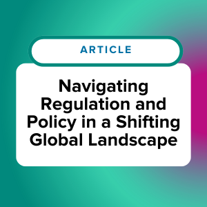 Prioritizing Food Innovation: Navigating Regulation and Policy in a Shifting Global Landscape