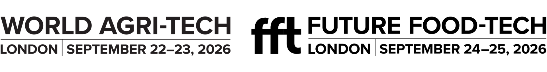 World Agri-Tech and Future Food-Tech Logos